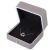 Import High end Custom Logo PU Leather Jewelry Gift Ring Box Jewelry  Box PU Leather Leather Box from China