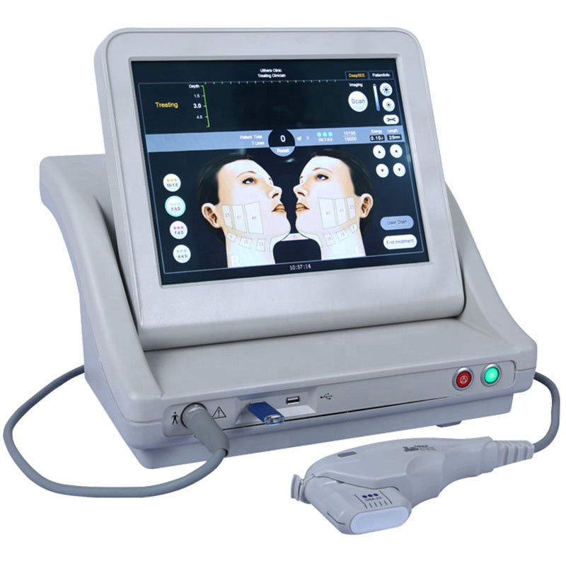 High intensity focused ultrasound HIFU machine skin tightening salon equipment