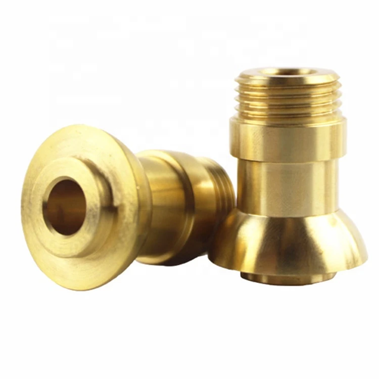 high precision mechanical fabrication fittings custom lathe turning lighting hardware brass cnc turned spare parts products