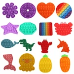 high  push pop bubble fidget sensory toy  squeeze sensory fidget  silicone push pop  fidget
