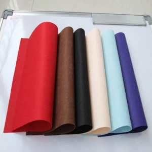 High-quality 100% natural colored wool felt fabric