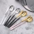 High quality 18/10 stainless steel travel cutlery set unbrekable dinnerware sets