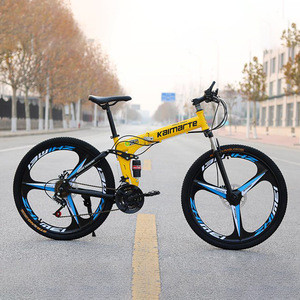 High quality 21 speed steel bicicletas 26 inch folding mountain bicycle