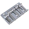High Quality 5 String Bass Bridge with Heavy Duty Vintage Type Assembly Pitch Chrome