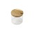 Import High Quality Acacia Wood Lid Transparent Glass Storage Salt Sugar Seasoning Spice Jar Set with Wood Spoon and Wood Tray from China