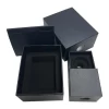High Quality Black Jewelry Gift Box With Custom Printing Drawer Cardboard Boxes With Black Foam Insert