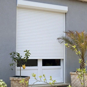 High Quality Cheap Price Aluminum Glass Window with Manual Roller Shutter