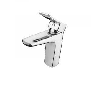 High Quality Chrome Bathroom Single Handle Basin Faucet