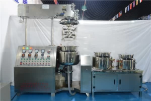 High quality electric heating emulsifiers good quality emulsifying machine vacuum emulsigying mixer with propeller