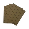 High Quality Kraft Backing Silicon Carbide Custom Size Grit Sheets Abrasive Paper