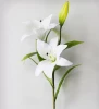 High quality long stem artificial flower latex material real touch lily flowers for home decoration