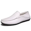 High quality  men italian white dress leather sole shoes
