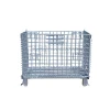 High Quality OEM/ODM Custom Galanized Largewire Mesh Logistic Collapsible Wire Cage Foldable Collapsible Steel Storage Cages