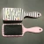 Import High quality paddle hair brush with heat transfer print from China