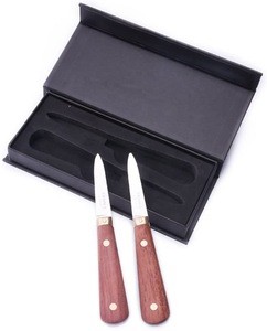 High Quality Seafood Oyster Knife 2pcs Set Rosewood Handle Shucking Knife In Stock