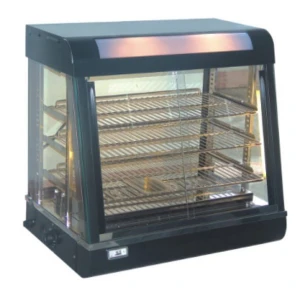 High Quality Stainless Steel Glass Food Warmer Display Showcase