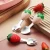 Import High Quality Strawberry Silicone Stainless Steel China Tableware Promotional Gift Baby Kids Dining from China