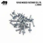 High Strength Steel Galvanized Shooting Nail With Washer
