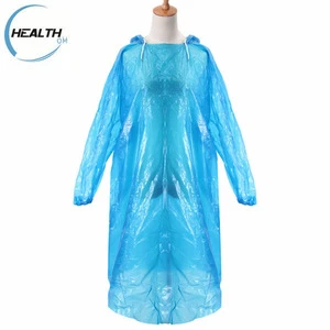 High Visibility Promotional Disposable Printing PE Raincoats