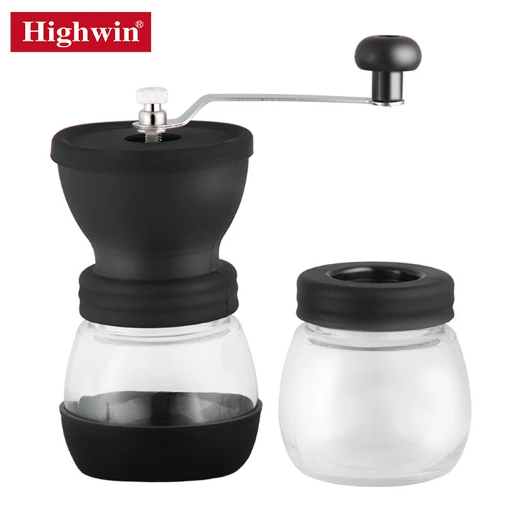 Highwin New Release Manual Coffee Grinder Glass Hand Coffee Making Machine