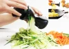 Hip-home New Products Kitchen Gadgets Vegetable Slicer Cutter ABS and Stainless Steel Metal Carrot Spiral Slicer Fruit & Vegetable Tools