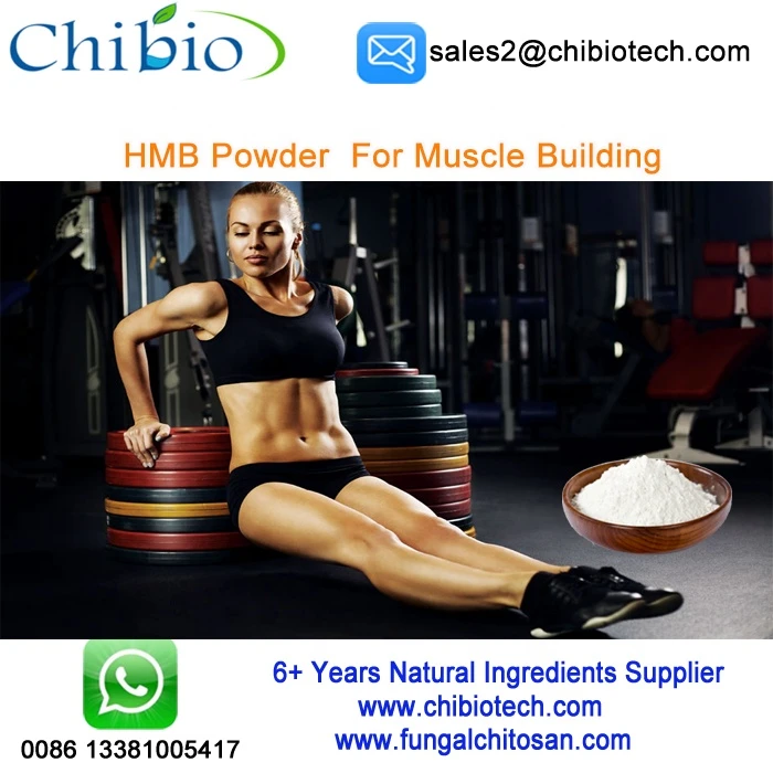 HMB Hydroxymethylbutyrate Ca Calcium Powder for Muscle Men Women