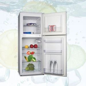 Home Appliance 138L No-frost Double Door Refrigerator with lock &amp; key