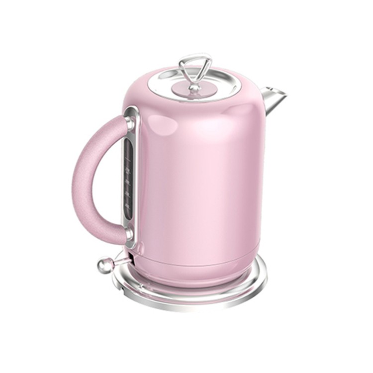 Home use CCC certification Pink mini small stainless steel electric kettle