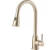 Import Hot And Cold Water Kitchen Tap Brass Gold Kitchen Sink Faucets For Kitchen Sink from China