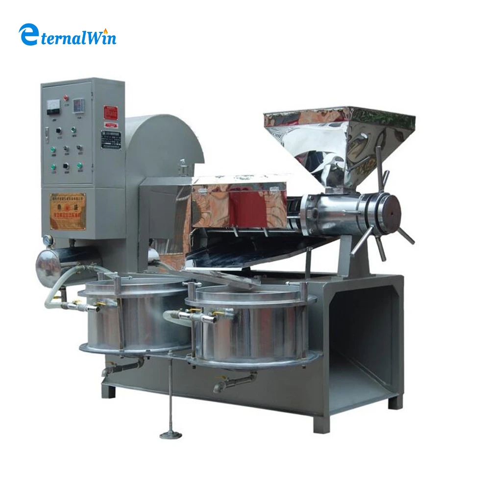 Hot domestic sale cotton seed oil expeller press peanut sunflower rapeseed olive cooking oil pressing machine