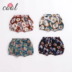 Hot-sale 100% cotton summer lovely PP pants girls and boys baby shorts