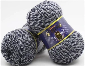 hot sale 100% Wool alpaca wool blended knitting yarn melange color crochet hand knit yarn