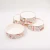 Import hot sale Compostable Gold Edge Paper Plate Floral Design Disposable Tableware Take Away Paper Cups And Plates from China