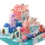 Import Hot sale educational montessori kids wooden toys 115 pcs city traffic Macarons building blocks from China