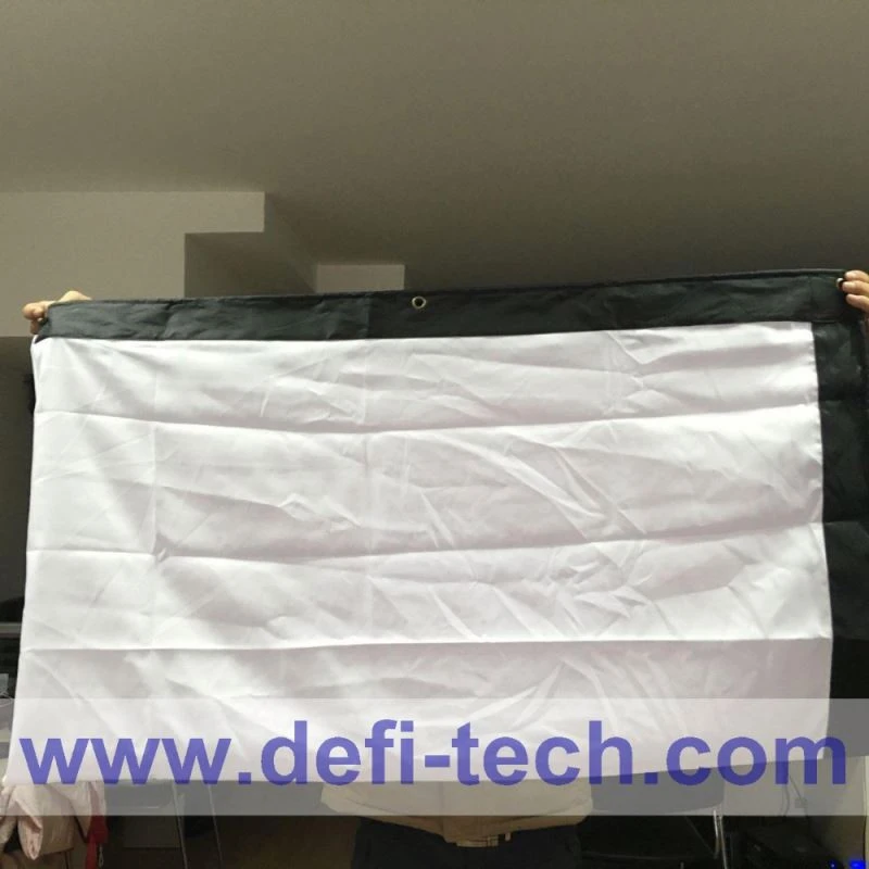 Hot sale! HD fast fold fabric front projection screen paint 100 inch 16:9