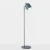 Import hot sale Indoor  arched rattan tripod led floor lamp standing light from China