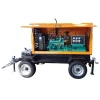 Hot sale mobile diesel generator trailer with turbo for electricity generation