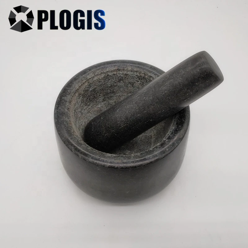 Hot sale Natural Granite Stone Mortar And Pestle With Polished Surface