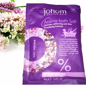 Hot sale natural skin care bath salt with different fragrant Body wash Lavender extras Whitening and soothing bath epsom salt