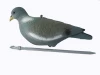 Hot Sale Plastic Hunting Decoy Gray Pigeon Lightweight Motion Stake Dove Decoy