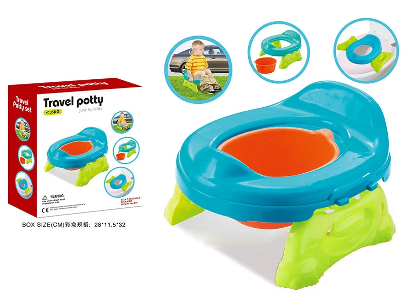 Hot Sale Portable Plastic Mobile Travel Toilet Baby Potty Chair