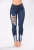 Import Hot sale sexy mid rise skinny ripped damaged jeans for women from China