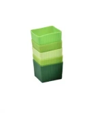 Hot Sale Silicone Square Reusable Cupcake and Muffin Baking mold cake tool