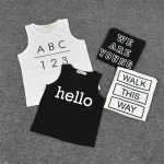 Hot sale summer boys fancy cotton vests