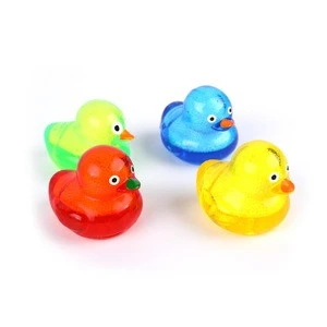 Hot Sale TPR Squishy Animal Toy Rubber Stress Relief Bead balls Duck Squeeze Soft Toys