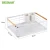 Import hot sell single layer dish rack with plastic tray holding dishes kitchen storage holder from China