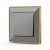 Import Hot Selling Cheap Custom Acrylic Panel Electrical 4 Gang 1 Way Grey Wall Switch from China