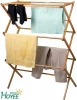 Hot selling clothes drying rack Clothing Dryer Stand Rack Bamboo Wooden Towel Rack for laundry