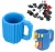 Import Hot Selling Fashion Diy Build-on Brick Mug Reusable Bpa Free Travel gift coffee mug wholesale from China