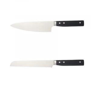 Hot-selling forged knives with ABS handle and bolster kitchen knives